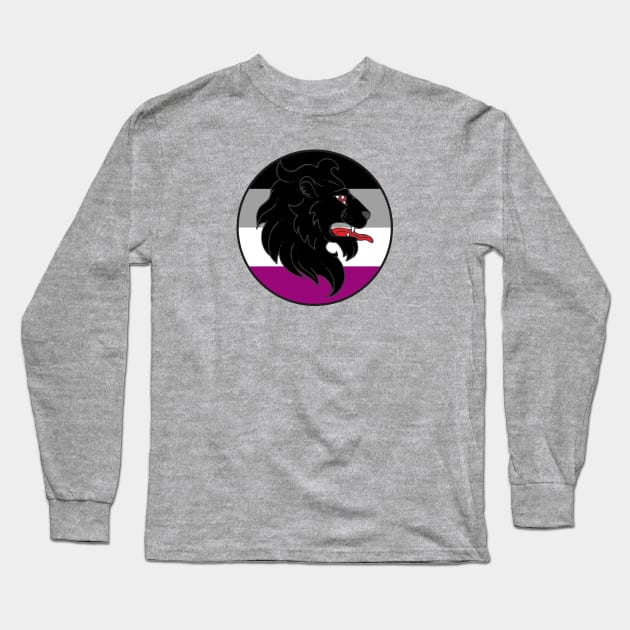 An Tir Pride - Asexual - Populace Badge Style 1 Long Sleeve T-Shirt by Yotebeth